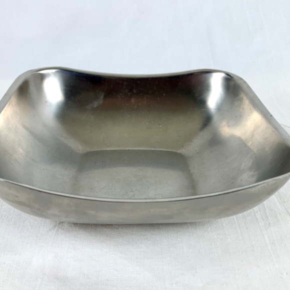 Vintage 1960s WMF Cromargan Bowl 18 10 Stainless Steel Square Serving Meal Prep - Picture 11 of 11